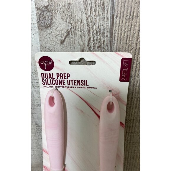 Core Utensils Spatula‎ & Turner 2 Pink and white Silcone - Picture 2 of 4